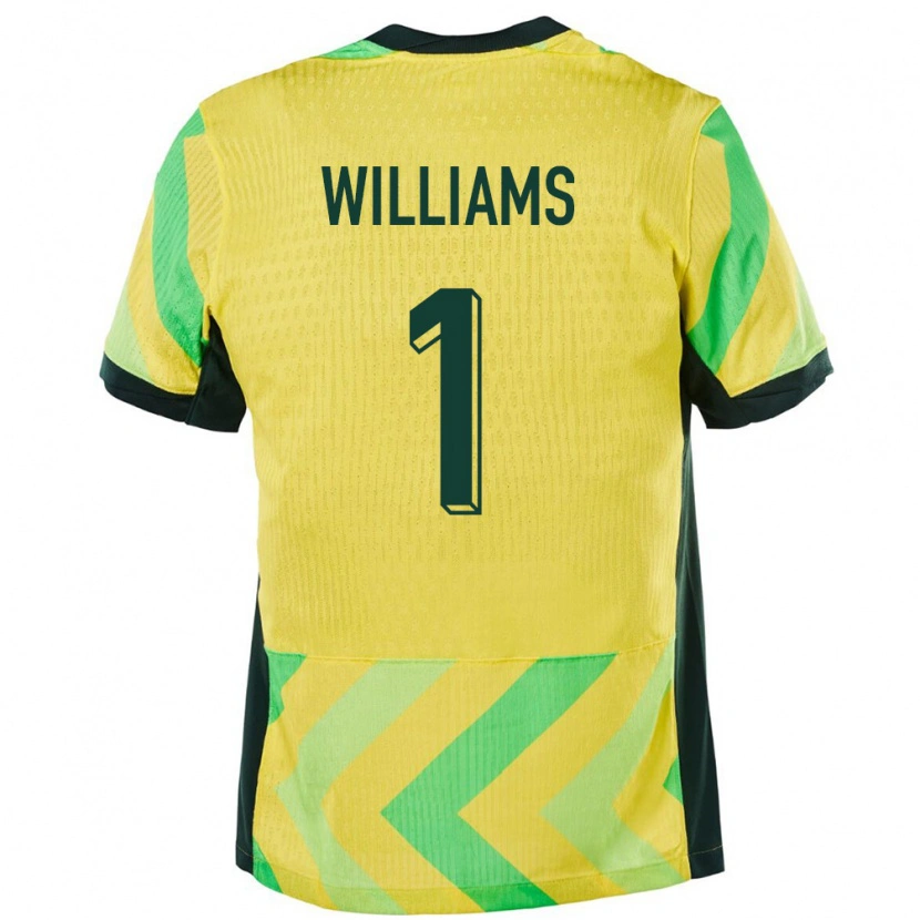 Danxen Women Australia Lydia Williams #1 Golden Home Jersey 24-26 T-Shirt