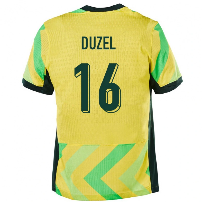 Danxen Women Australia Luke Duzel #16 Golden Home Jersey 24-26 T-Shirt