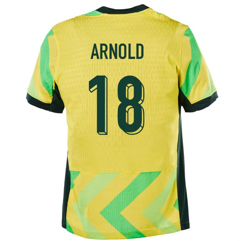 Danxen Women Australia Mackenzie Arnold #18 Golden Home Jersey 24-26 T-Shirt