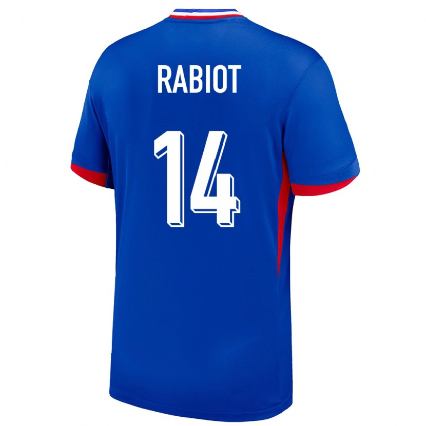 Danxen Women France Adrien Rabiot #14 Blue Home Jersey 24-26 T-Shirt