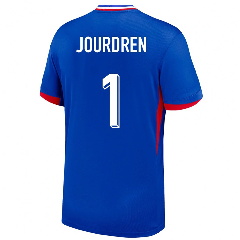 Danxen Women France Ilan Jourdren #1 Blue Home Jersey 24-26 T-Shirt