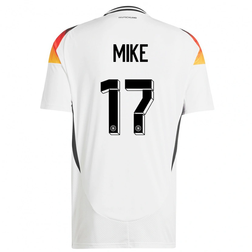 Danxen Women Germany Wisdom Mike #17 White Home Jersey 24-26 T-Shirt
