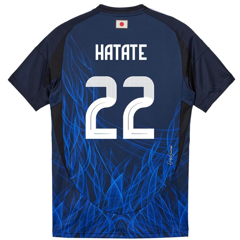 Danxen Women Japan Reo Hatate #22 Dark Blue Home Jersey 24-26 T-Shirt