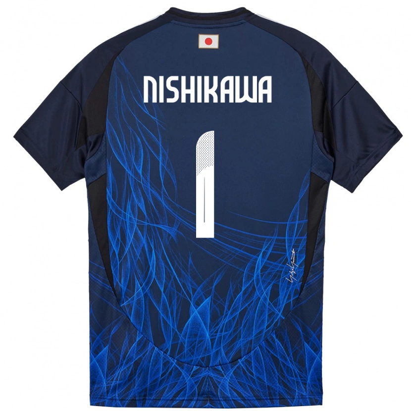 Danxen Women Japan Genki Nishikawa #1 Dark Blue Home Jersey 24-26 T-Shirt