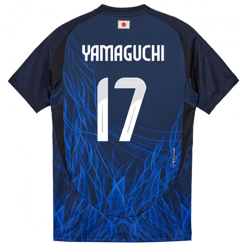 Danxen Women Japan Taiyo Yamaguchi #17 Dark Blue Home Jersey 24-26 T-Shirt