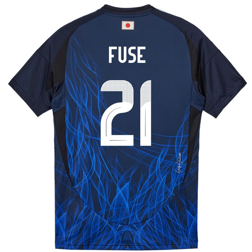 Danxen Women Japan Katsuma Fuse #21 Dark Blue Home Jersey 24-26 T-Shirt