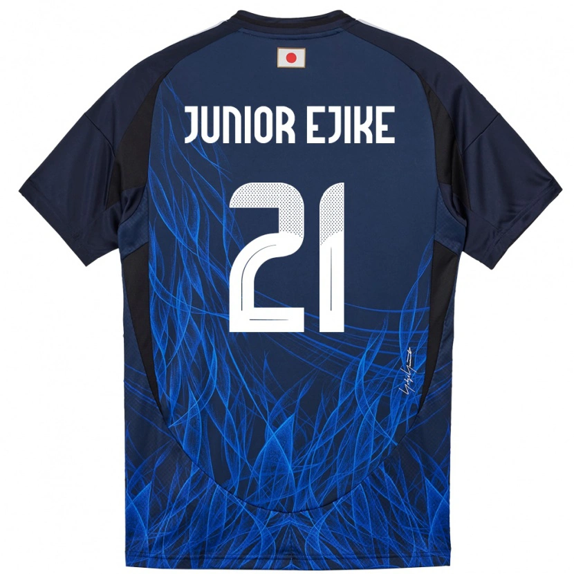 Danxen Women Japan Ibuki Vincent Junior Ejike #21 Dark Blue Home Jersey 24-26 T-Shirt