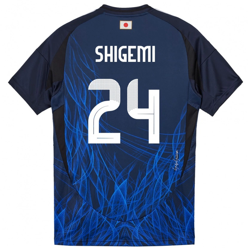 Danxen Women Japan Masato Shigemi #24 Dark Blue Home Jersey 24-26 T-Shirt