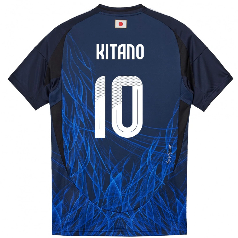 Danxen Women Japan Sota Kitano #10 Dark Blue Home Jersey 24-26 T-Shirt