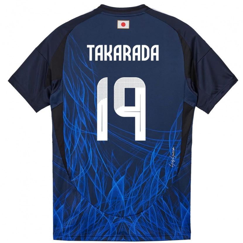 Danxen Women Japan Saori Takarada #19 Dark Blue Home Jersey 24-26 T-Shirt