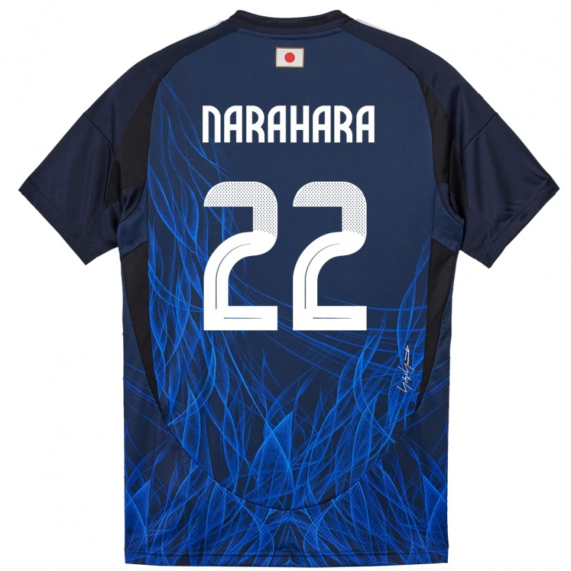 Danxen Women Japan Yoshiki Narahara #22 Dark Blue Home Jersey 24-26 T-Shirt