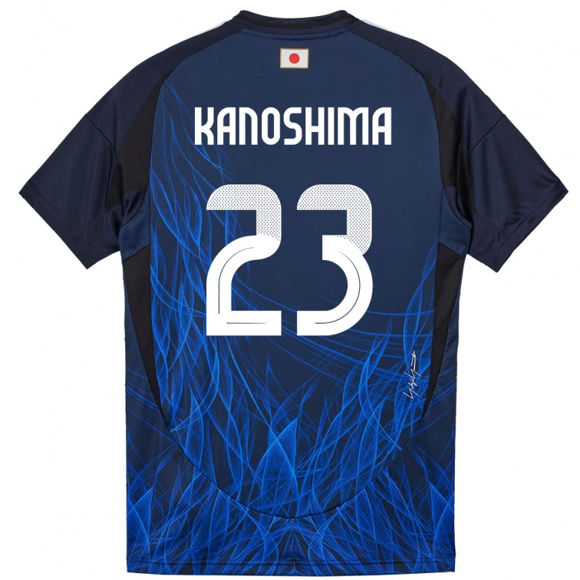 Danxen Women Japan Yu Kanoshima #23 Dark Blue Home Jersey 24-26 T-Shirt
