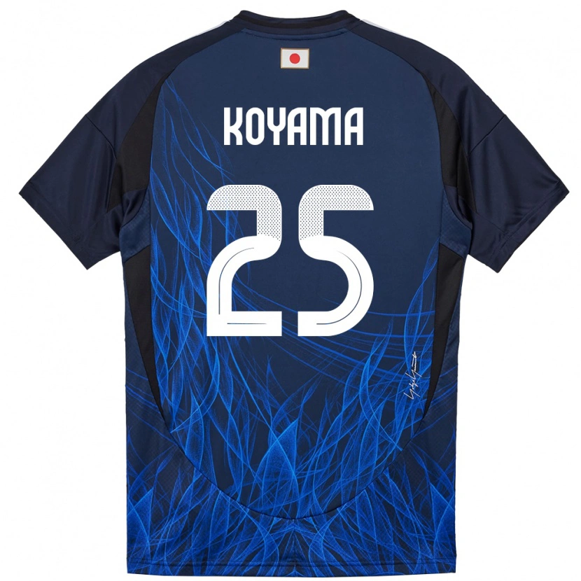 Danxen Women Japan Shinomi Koyama #25 Dark Blue Home Jersey 24-26 T-Shirt