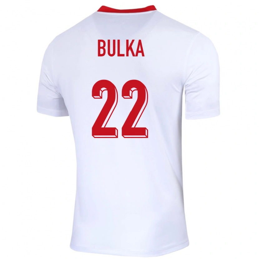 Danxen Women Poland Marcin Bulka #22 White Home Jersey 24-26 T-Shirt