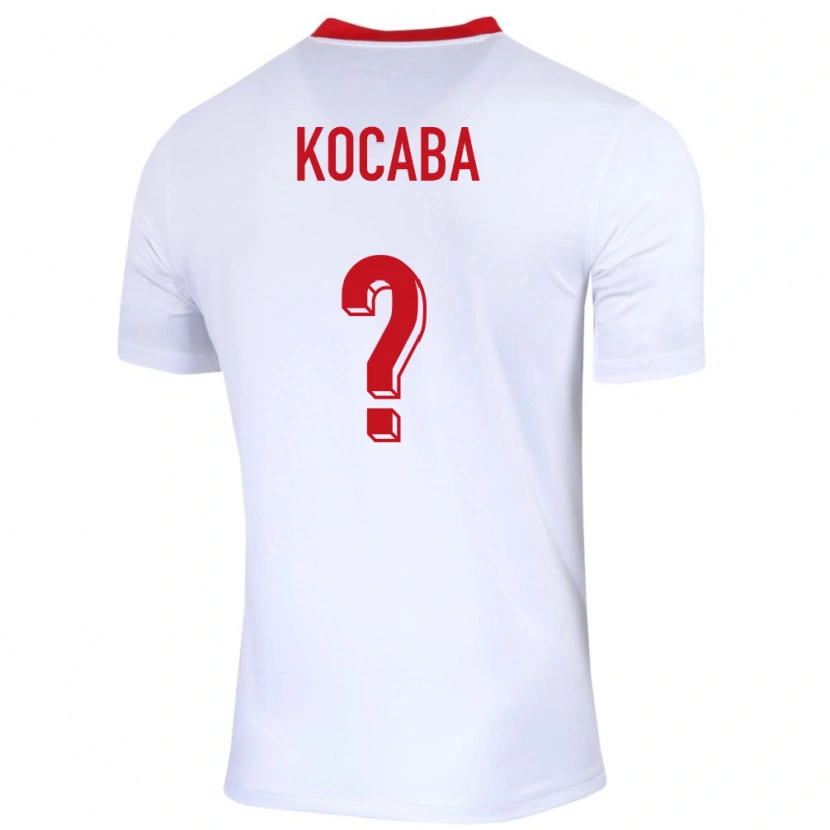 Danxen Women Poland Filip Kocaba #0 White Home Jersey 24-26 T-Shirt