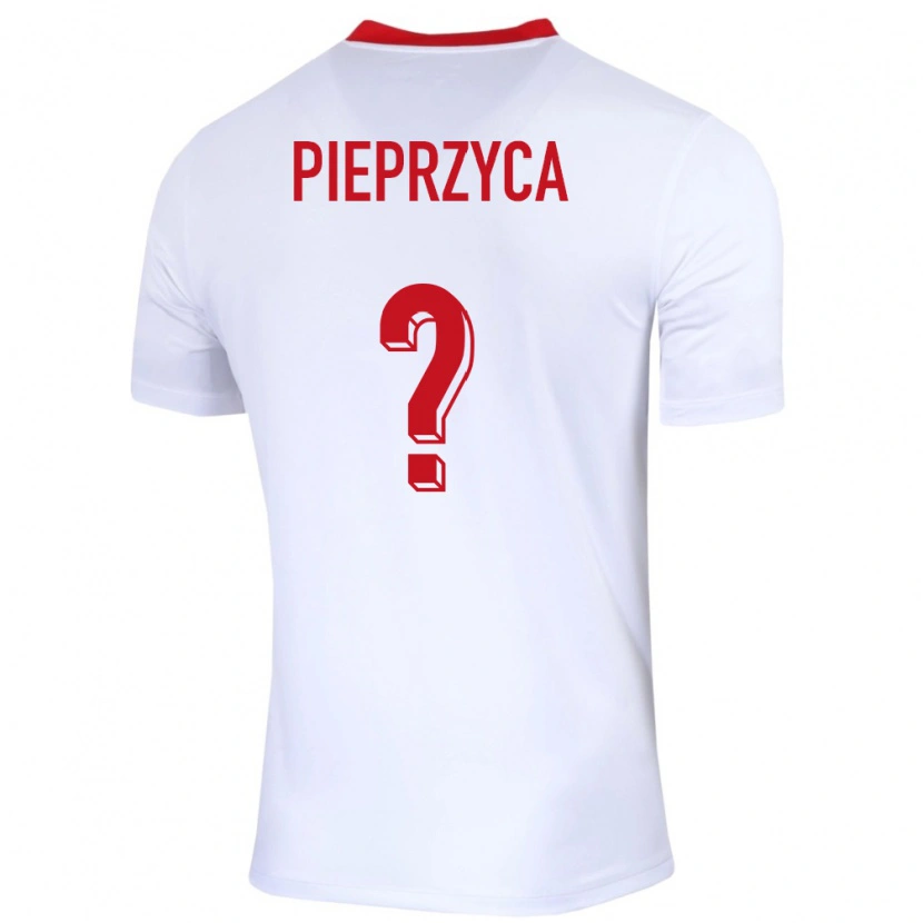 Danxen Women Poland Igor Pieprzyca #0 White Home Jersey 24-26 T-Shirt