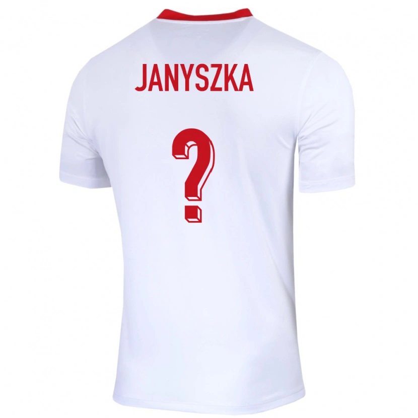 Danxen Women Poland Hubert Janyszka #0 White Home Jersey 24-26 T-Shirt