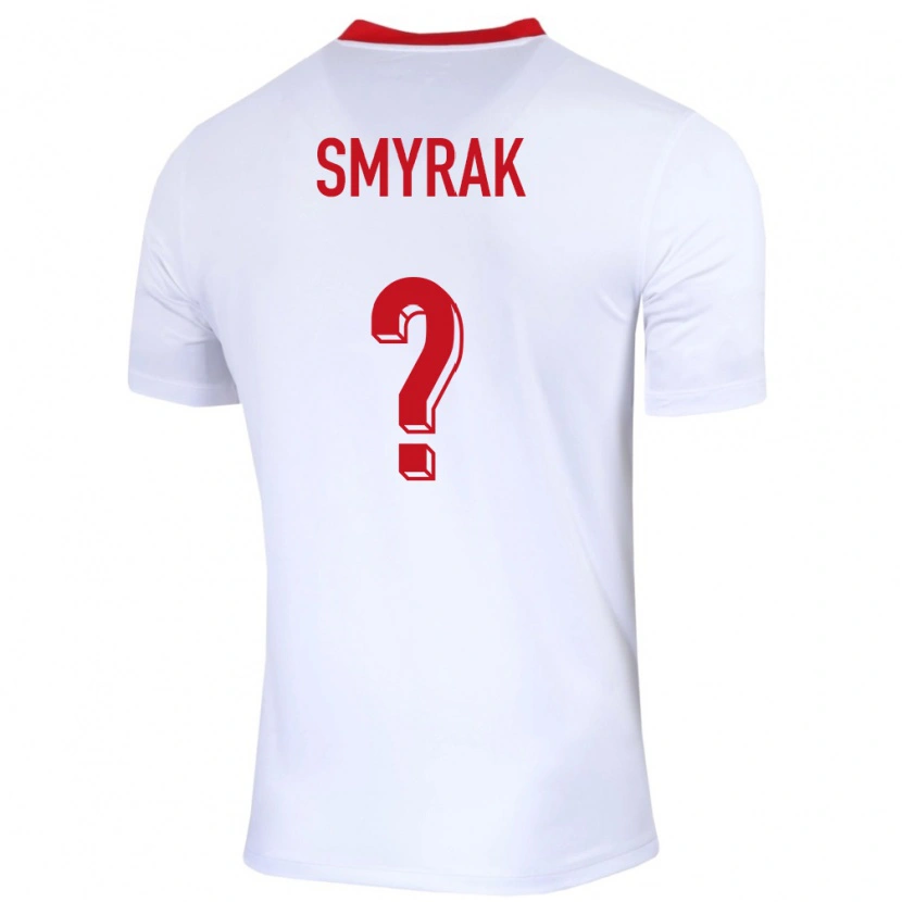 Danxen Women Poland Hubert Smyrak #0 White Home Jersey 24-26 T-Shirt