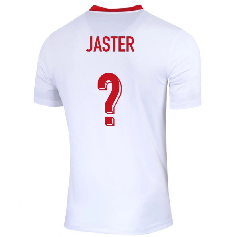 Danxen Women Poland Adrian Jaster #0 White Home Jersey 24-26 T-Shirt