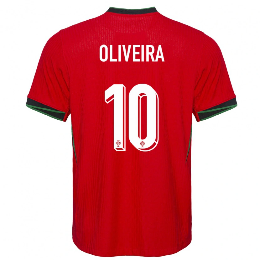 Danxen Women Portugal André Oliveira #10 Red Home Jersey 24-26 T-Shirt