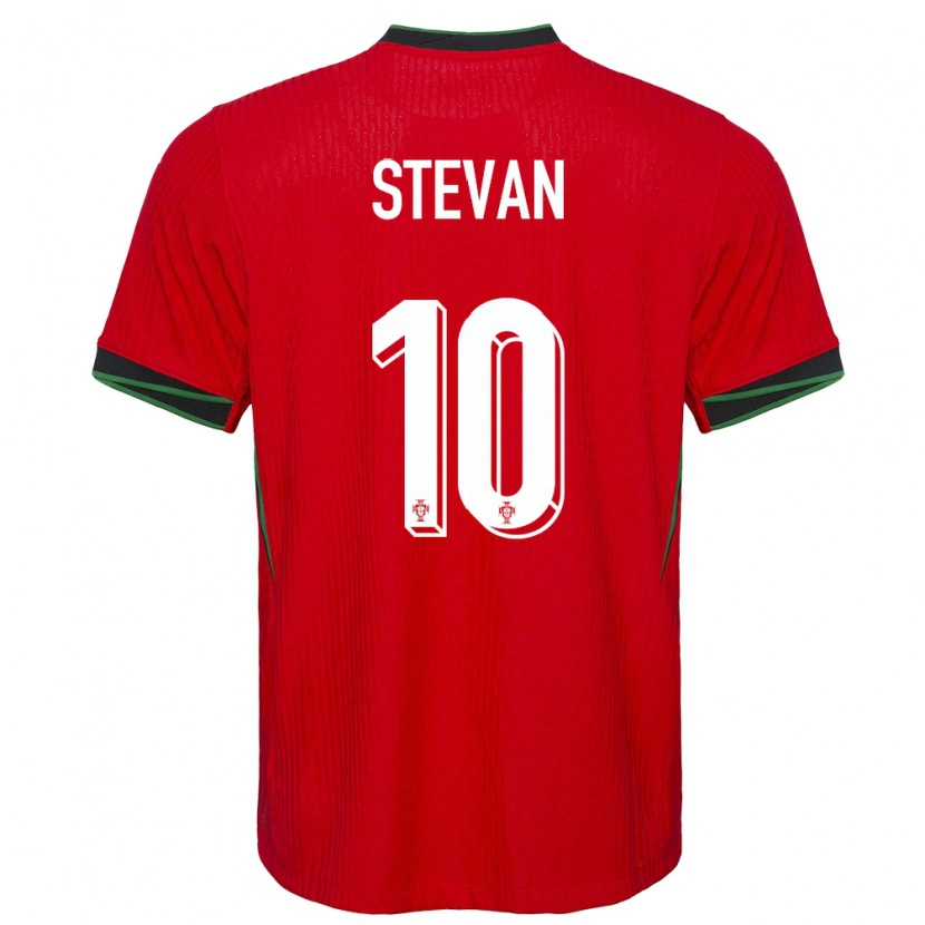 Danxen Women Portugal Stevan #10 Red Home Jersey 24-26 T-Shirt
