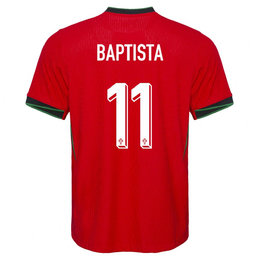 Danxen Women Portugal Brandão Baptista #11 Red Home Jersey 24-26 T-Shirt