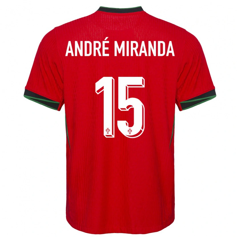 Danxen Women Portugal André Miranda #15 Red Home Jersey 24-26 T-Shirt