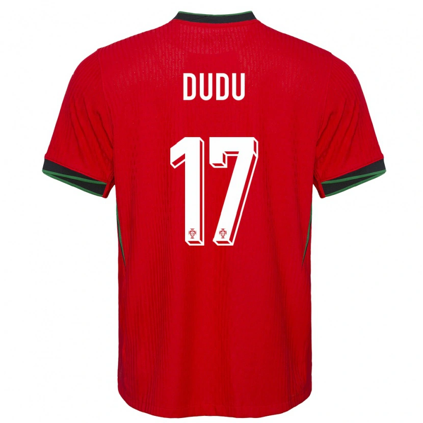 Danxen Women Portugal Dudu #17 Red Home Jersey 24-26 T-Shirt