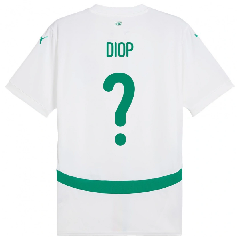 Danxen Women Senegal Maguette Diop #0 White Home Jersey 24-26 T-Shirt