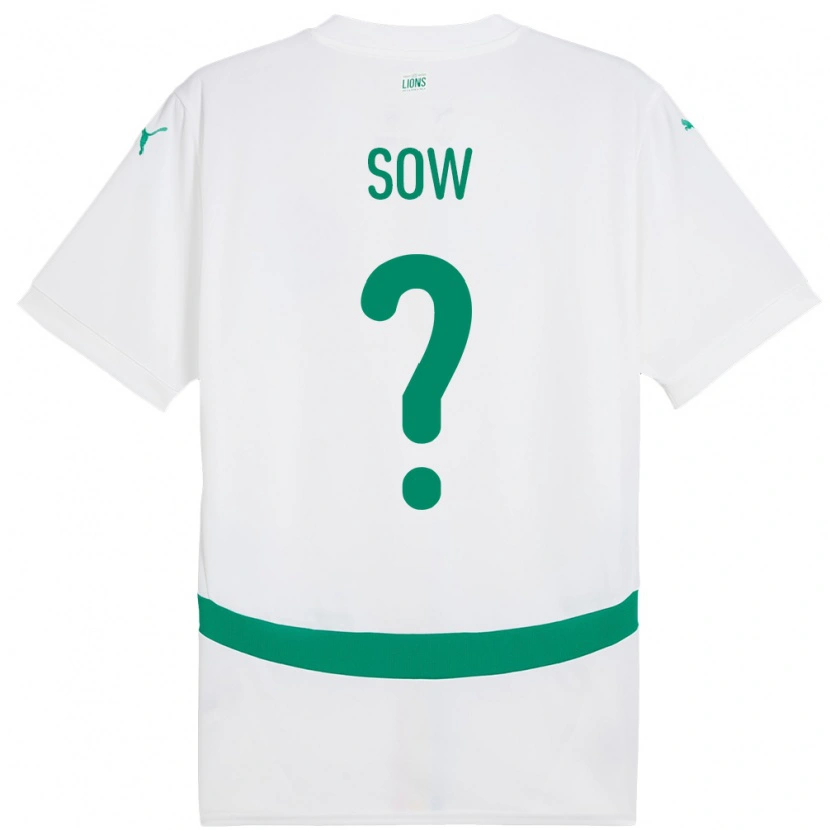 Danxen Women Senegal Ibrahima Sow #0 White Home Jersey 24-26 T-Shirt