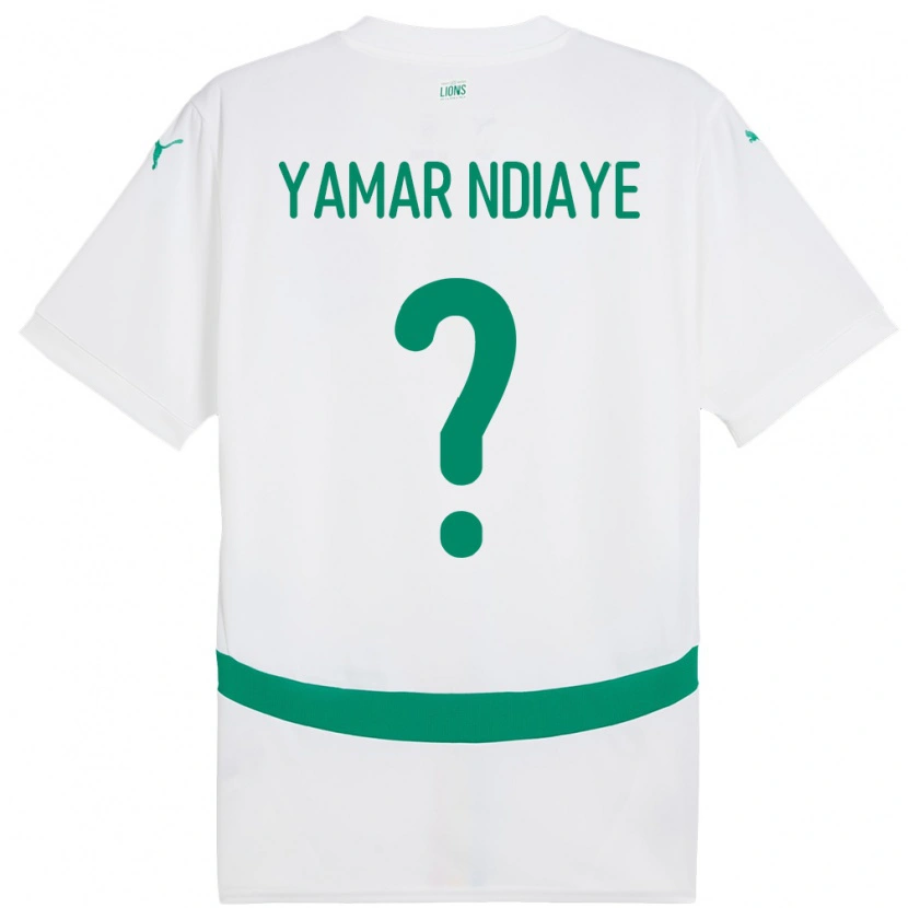 Danxen Women Senegal El Hadj Yamar Ndiaye #0 White Home Jersey 24-26 T-Shirt