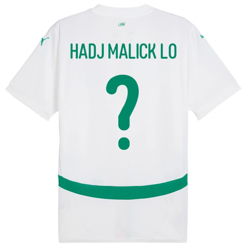 Danxen Women Senegal El Hadj Malick Lo #0 White Home Jersey 24-26 T-Shirt
