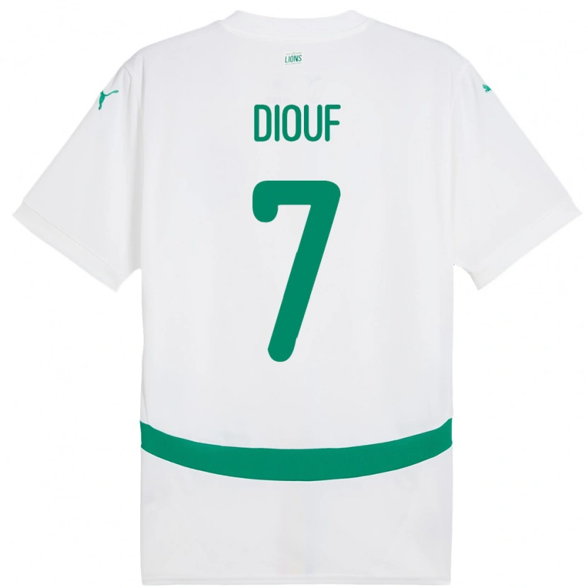 Danxen Women Senegal Oumar Diouf #7 White Home Jersey 24-26 T-Shirt