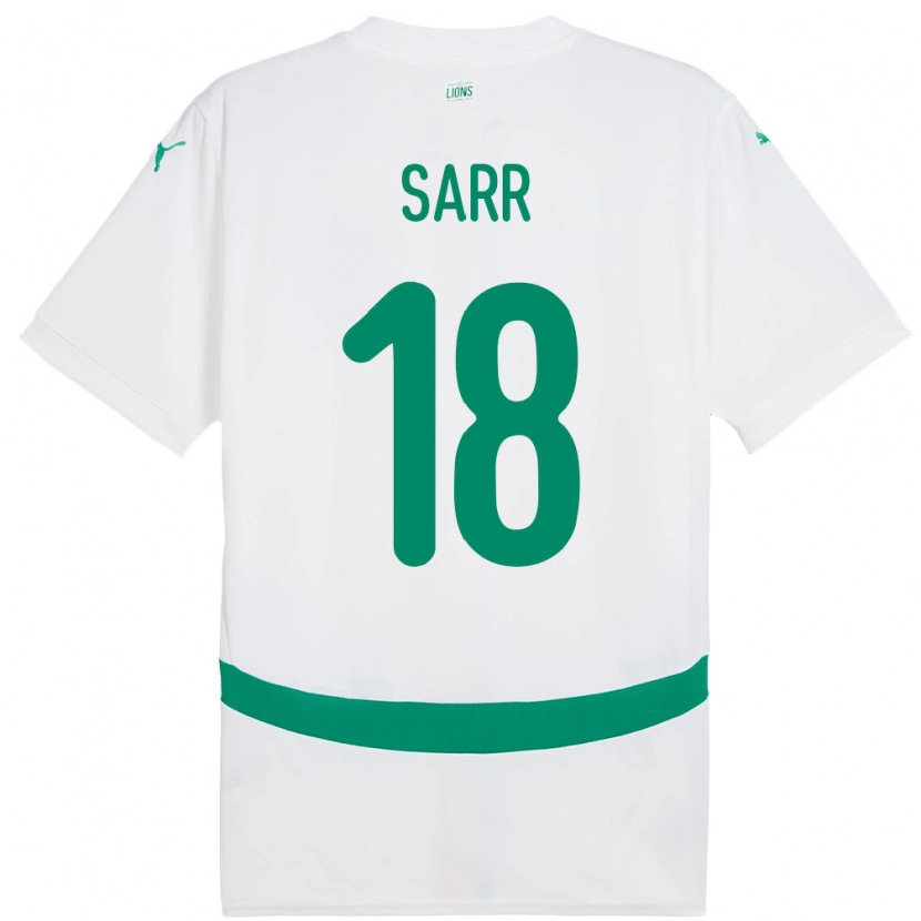 Danxen Women Senegal Ismaila Sarr #18 White Home Jersey 24-26 T-Shirt