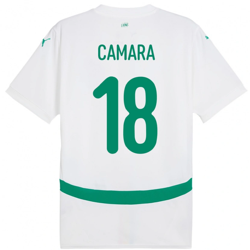 Danxen Women Senegal Meta Camara #18 White Home Jersey 24-26 T-Shirt