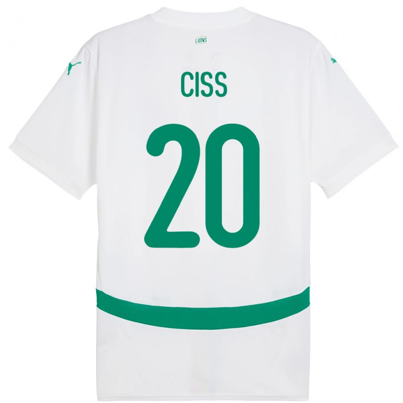 Danxen Women Senegal Amadou Ciss #20 White Home Jersey 24-26 T-Shirt