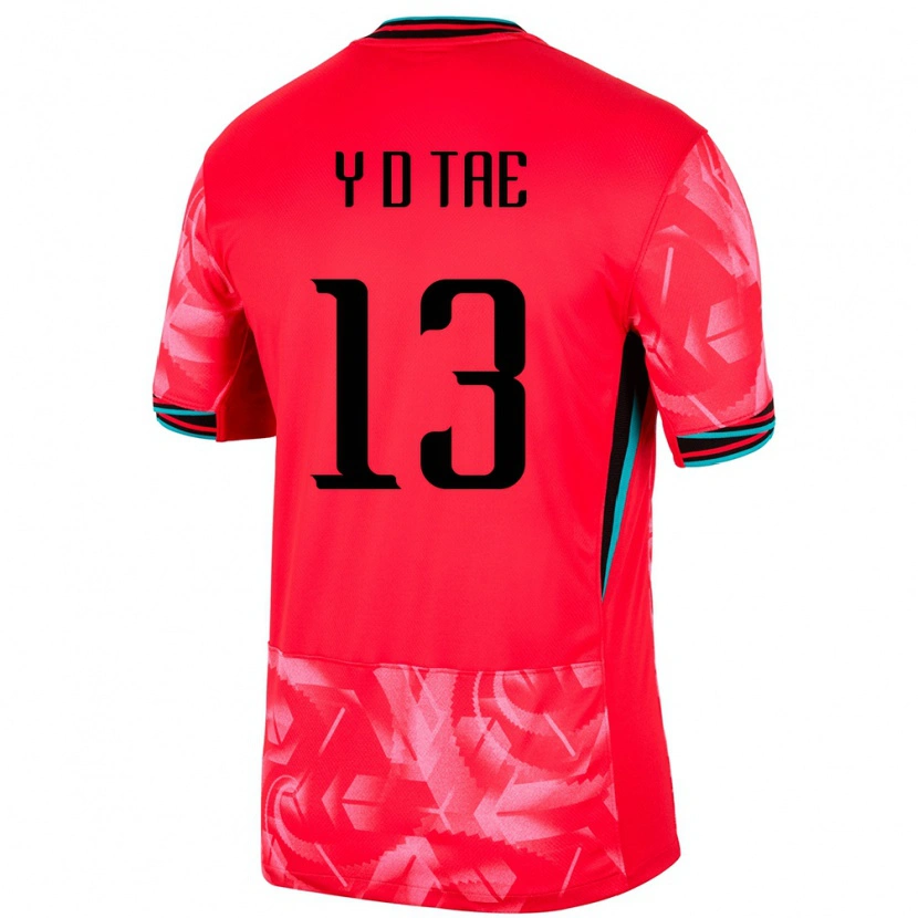 Danxen Women South Korea Do-Yoon Tae #13 Red Home Jersey 24-26 T-Shirt