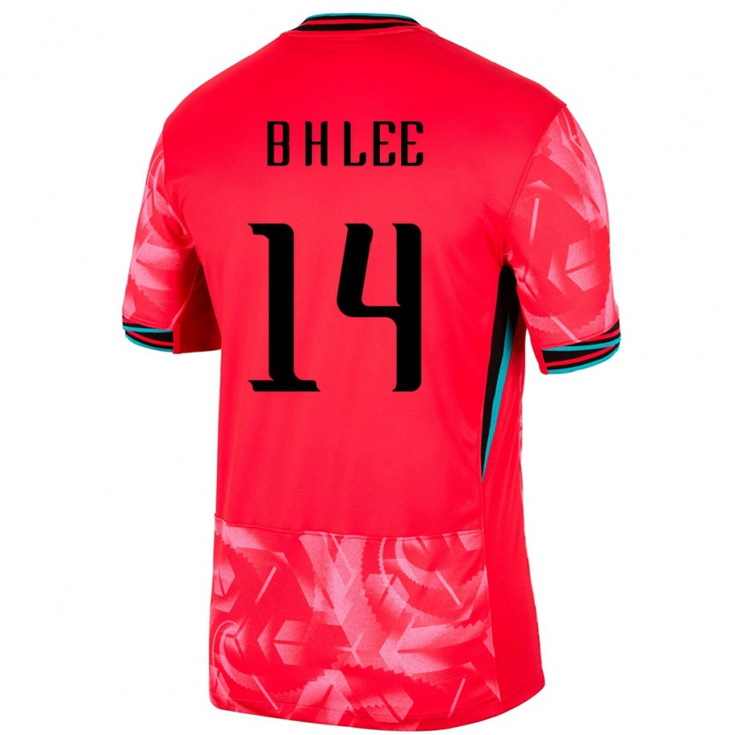Danxen Women South Korea Han-Beom Lee #14 Red Home Jersey 24-26 T-Shirt