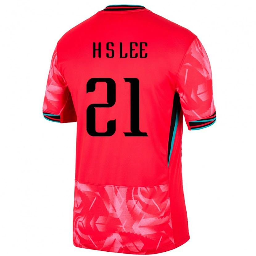 Danxen Women South Korea Sung-Hwa Lee #21 Red Home Jersey 24-26 T-Shirt
