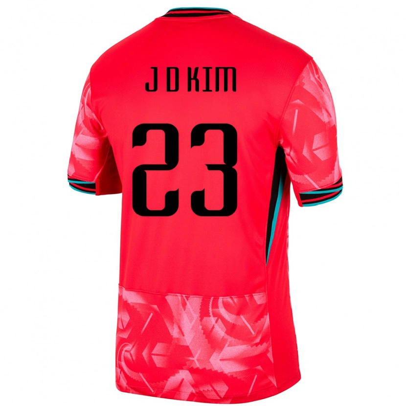 Danxen Women South Korea Dong-Jin Kim #23 Red Home Jersey 24-26 T-Shirt