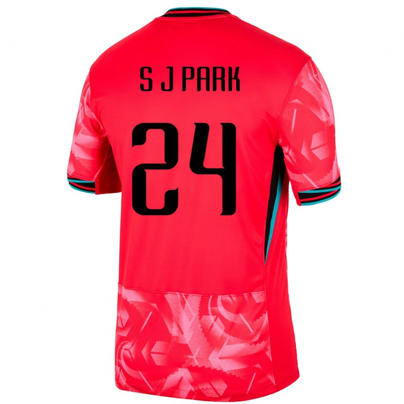 Danxen Women South Korea Jae-Seong Park #24 Red Home Jersey 24-26 T-Shirt
