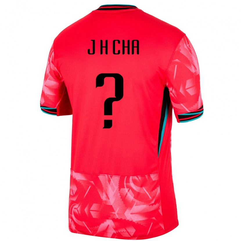 Danxen Women South Korea Cha Je Hoon #0 Red Home Jersey 24-26 T-Shirt