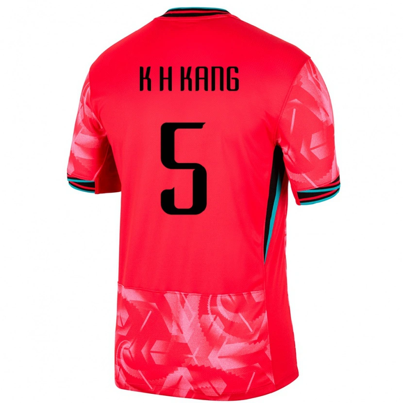 Danxen Women South Korea Kang Kyo Hun #5 Red Home Jersey 24-26 T-Shirt