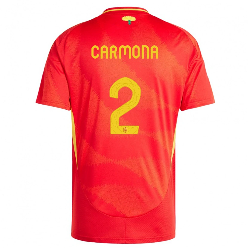 Danxen Women Spain José Ángel Carmona #2 Red Home Jersey 24-26 T-Shirt