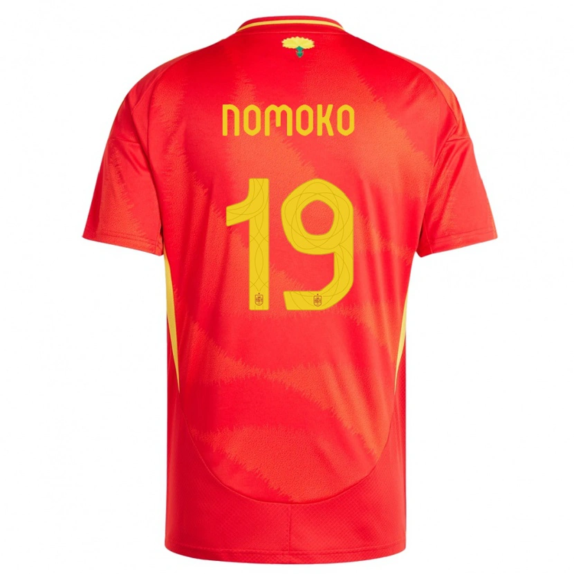 Danxen Women Spain Sama Nomoko #19 Red Home Jersey 24-26 T-Shirt