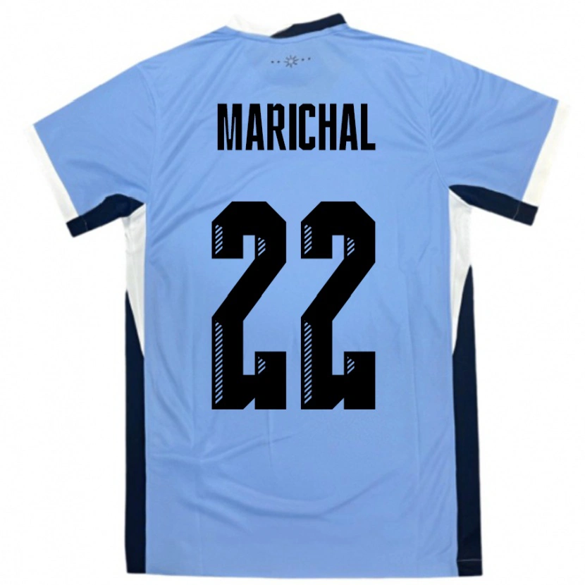 Danxen Women Uruguay Nicolás Marichal #22 White Black Home Jersey 24-26 T-Shirt