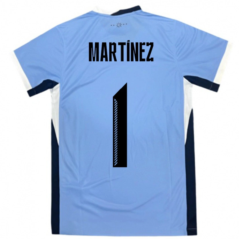 Danxen Women Uruguay Kevin Martínez #1 White Black Home Jersey 24-26 T-Shirt