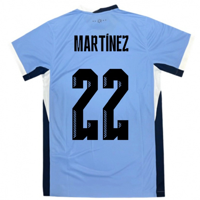 Danxen Women Uruguay Fredy Martínez #22 White Black Home Jersey 24-26 T-Shirt