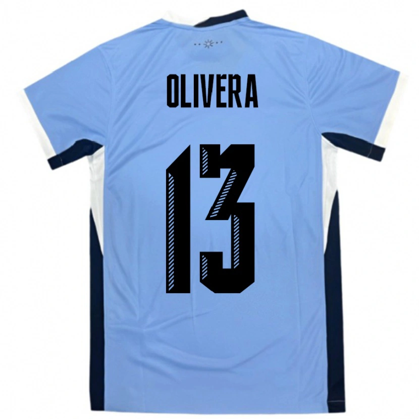 Danxen Women Uruguay Sofia Olivera #13 White Black Home Jersey 24-26 T-Shirt