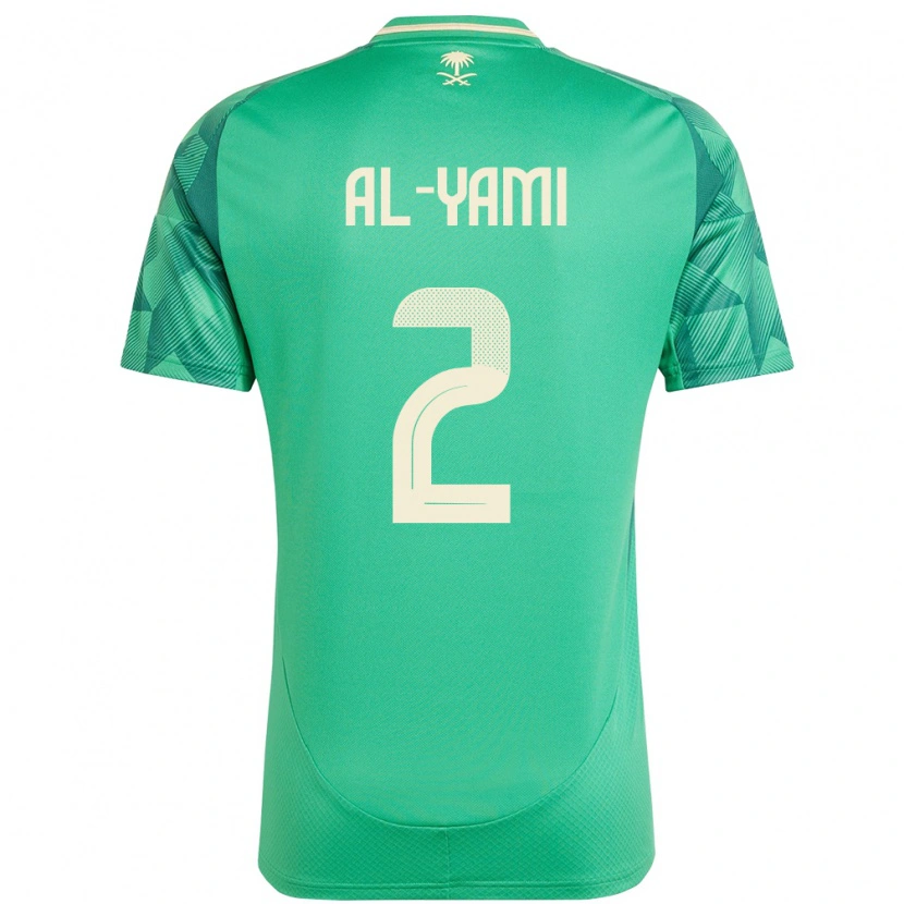 Danxen Women Saudi Arabia Marwan Al-Yami #2 Green Home Jersey 24-26 T-Shirt